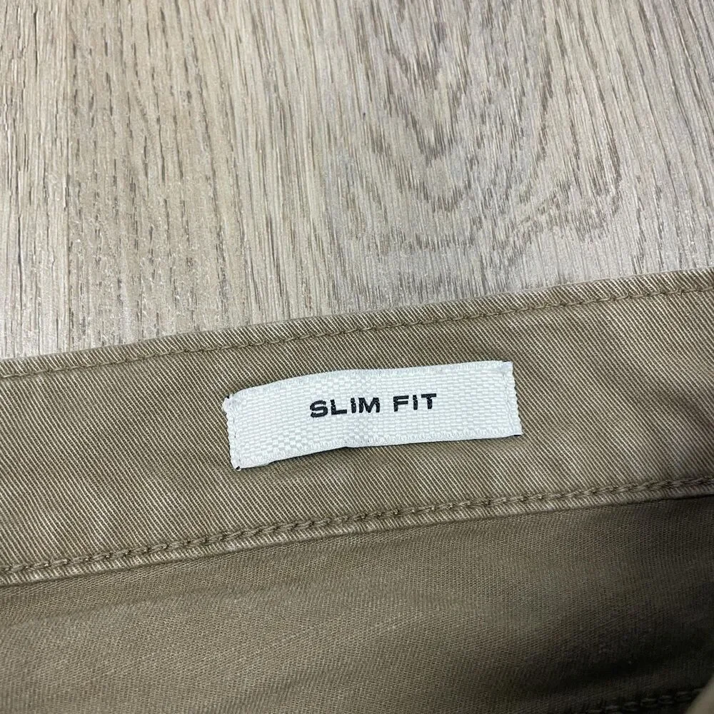 Flint and Tinder Pants Mens Khaki Slim Fit Stretch 5-Pocket Chino Twill Casual